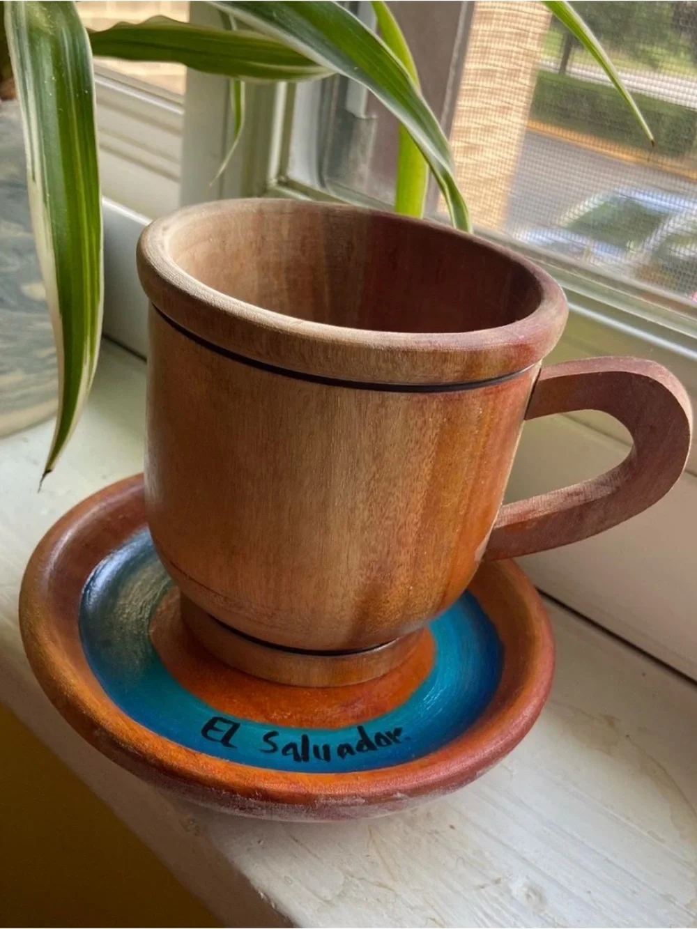 Handmade vibrant hand